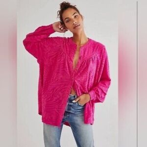 Free People Can’t Stop Dreaming Flowy Laggenlook Tunic size xsmall